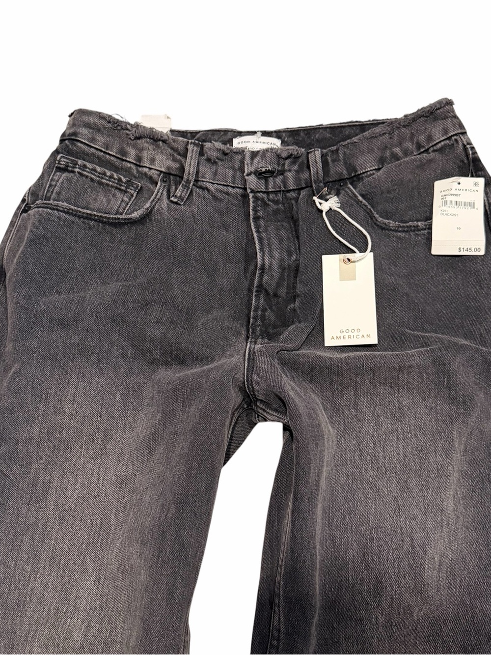 Good American Good '90s Icon Straight Leg Jeans 10/30 - Picture 6 of 7